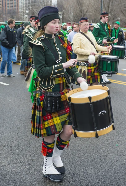 Chicago Saint Patrick parade — Stock Photo, Image