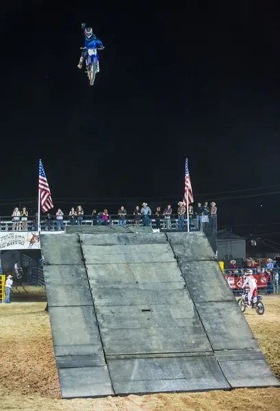 Freestyle vaqueros motocross — Foto de Stock