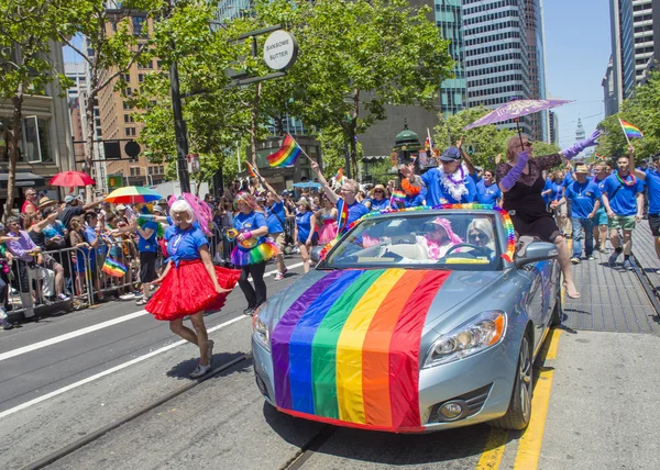 Сан-Франциско гей-парад — стоковое фото