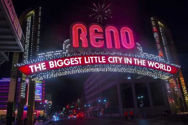 Biggest Little City in the World sign — Stock Photo, Image