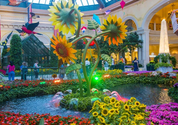 Bellagio Hotel Konservatuarı ve Botanik Bahçeleri — Stok fotoğraf