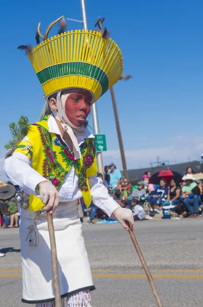 Gallup mellan tribal indiska ceremoniella — Stockfoto