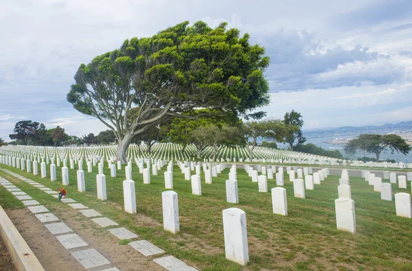 Cementerio en Point Loma San Diego — Foto de Stock