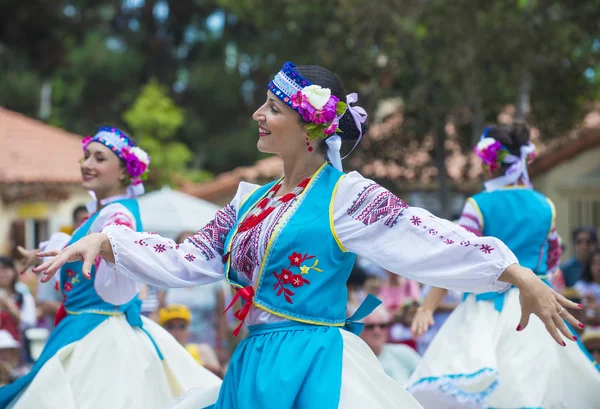 Ukrainian folk dancers — Stock Photo, Image
