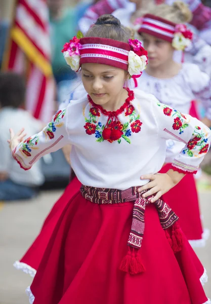 Ukrayna halk dansçıları — Stok fotoğraf