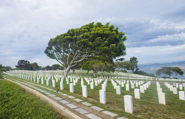 Begraafplaats in point loma san diego — Stockfoto