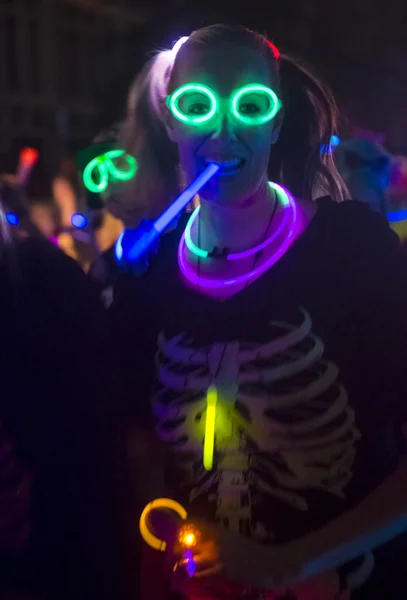 Las Vegas Glow run — Stock Photo, Image