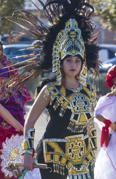 Desfile do Dia Internacional Hispânico — Fotografia de Stock