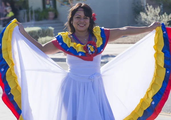 Desfile do Dia Internacional Hispânico — Fotografia de Stock