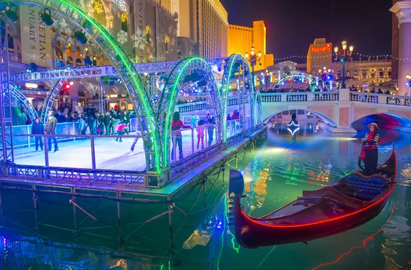Las Vegas , Venetian hotel Ice rink — Stock Photo, Image