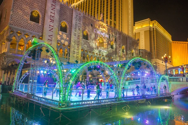 Las Vegas, Venetian hotel Ice rink — Foto de Stock