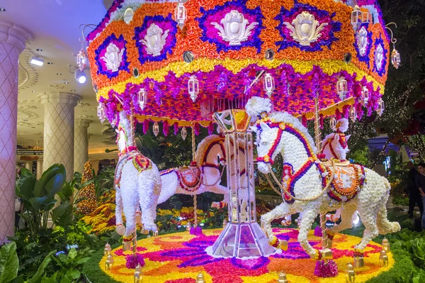 Установление цветов в отеле Las Vegas Wynn — стоковое фото