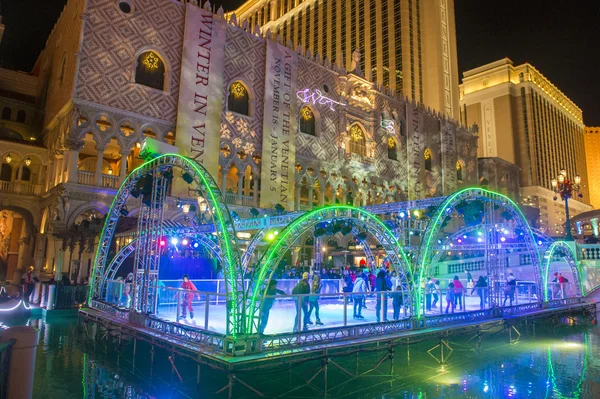 Las Vegas, hotel veneziano Ice rink — Fotografia de Stock