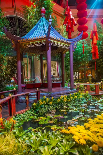 Bellagio Hotel Conservatory & Botanical Gardens — Stock Photo, Image