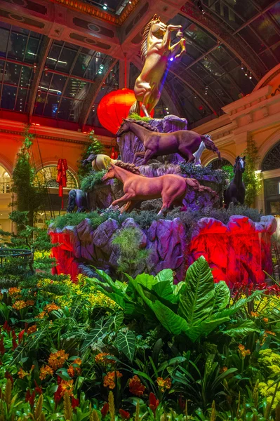 Bellagio Hotel Konserwatorium idealna ogrody botaniczne — Zdjęcie stockowe