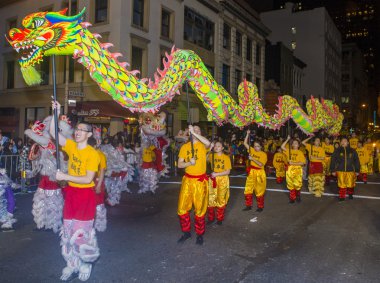 Çin yeni yılı parade