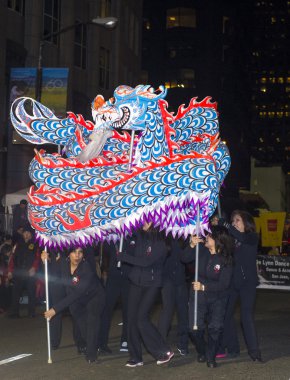 Çin yeni yılı parade