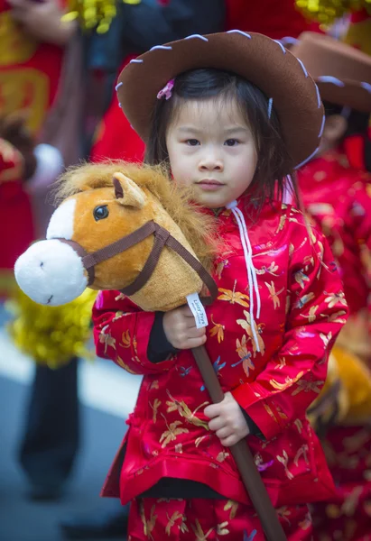 Chinees Nieuwjaar parade — Stockfoto