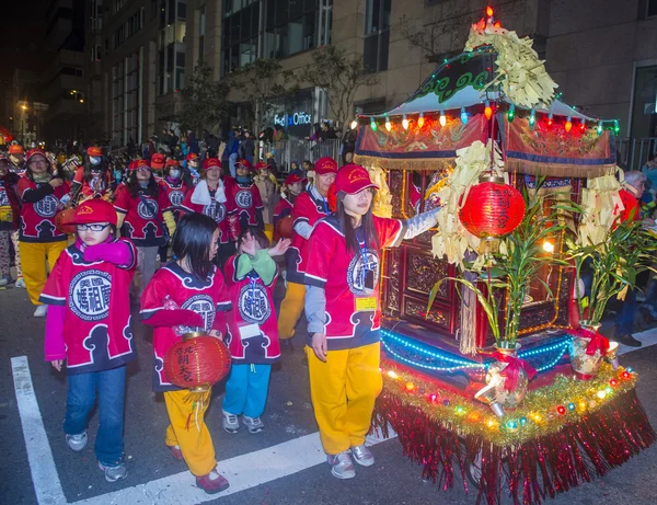 Desfile de año nuevo chino — Foto de Stock