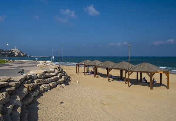 Tel aviv strand — Stockfoto