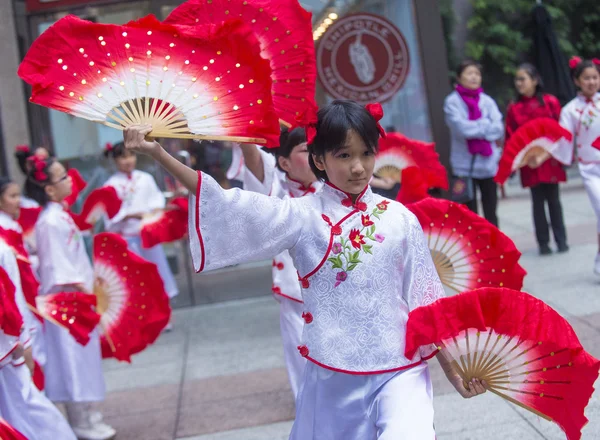 Desfile de ano novo chinês — Fotografia de Stock