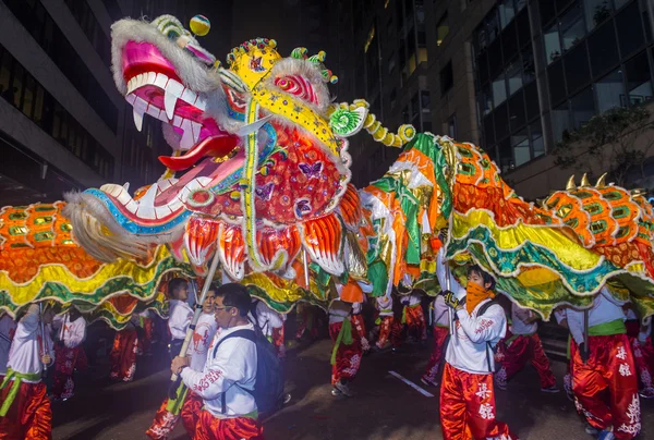 Desfile de año nuevo chino — Foto de Stock