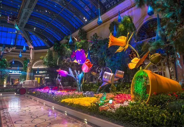 Bellagio Hotel Konserwatorium idealna ogrody botaniczne — Zdjęcie stockowe