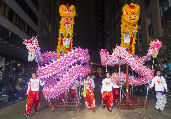 Desfile de año nuevo chino — Foto de Stock