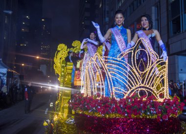 Çin yeni yılı parade