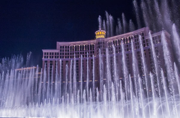 Лас Вегас, фонтаны Bellagio — стоковое фото