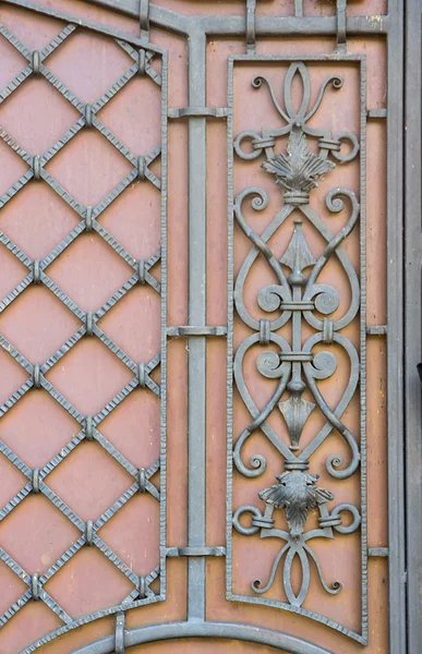 Design metal doors — Stock Photo, Image