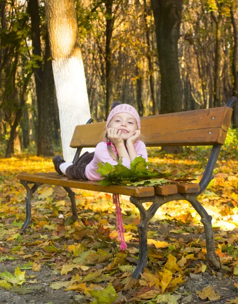 행복 한 작은 소녀 — 스톡 사진