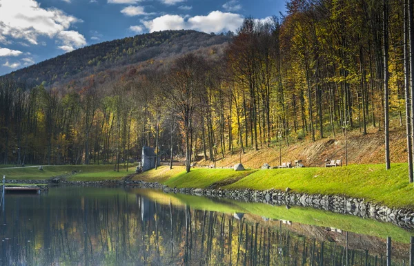 Lac dans le parc — Photo