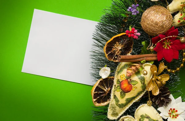 Christmas letter. Holiday card — Stock Photo, Image