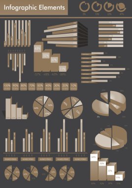 Negatif renk infographics