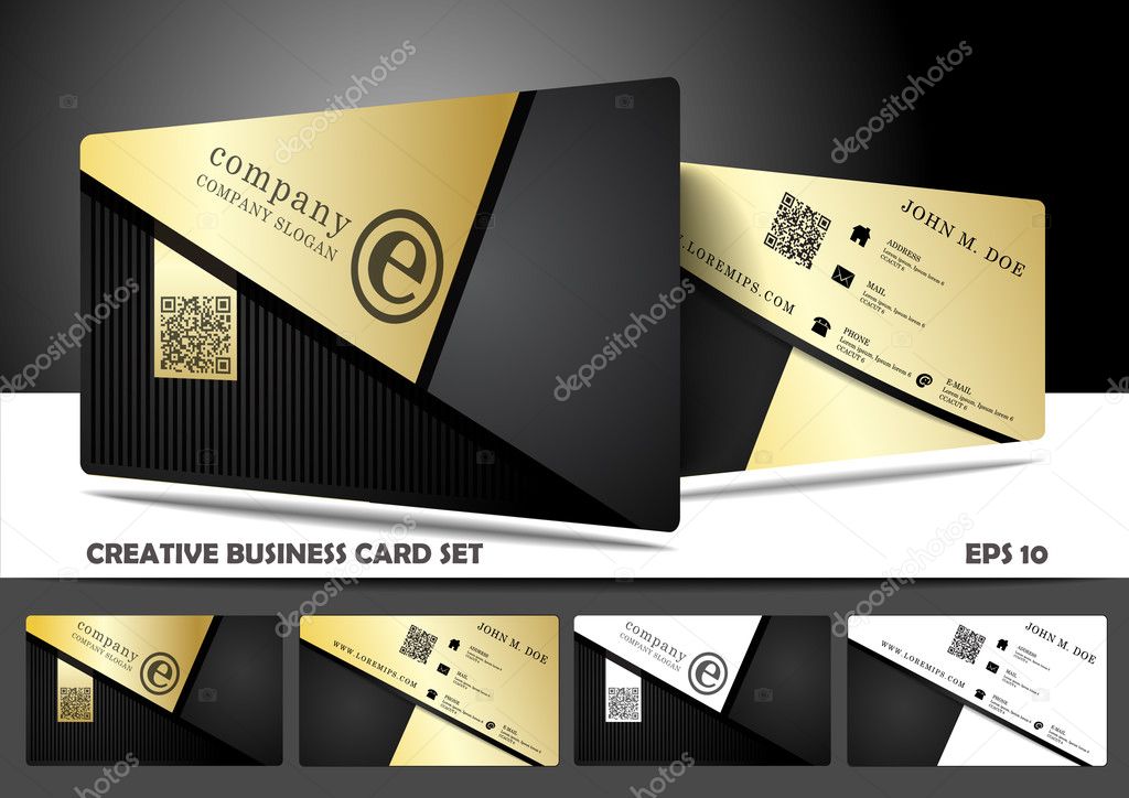 Creative and modern business card design