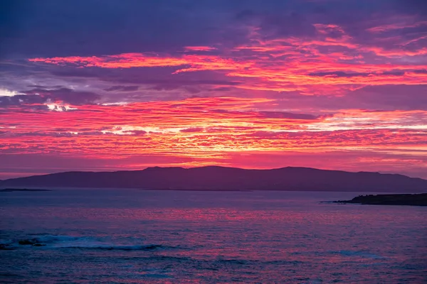 Sunset above Aran Island - Arranmore - County Donegal, Irlanda. — Fotografia de Stock