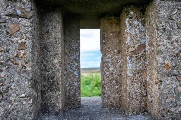 Ruinele fortului Lenan Head de pe coasta de nord a comitatului Donegal, Irlanda . — Fotografie, imagine de stoc