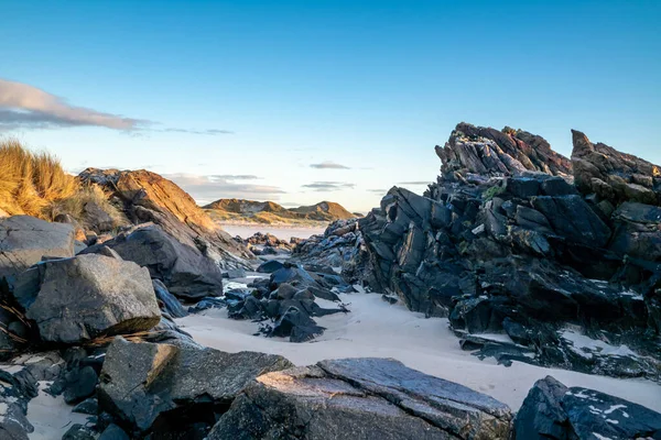 Παραλία Kiltoorish Bay μεταξύ Ardara και Portnoo στο Donegal - Ιρλανδία. — Φωτογραφία Αρχείου