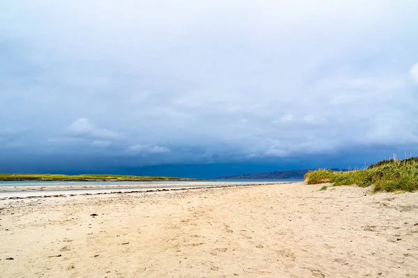 Narin Strand är en vacker strand med blå flagg i Portnoo, grevskapet Donegal - Irland — Stockfoto