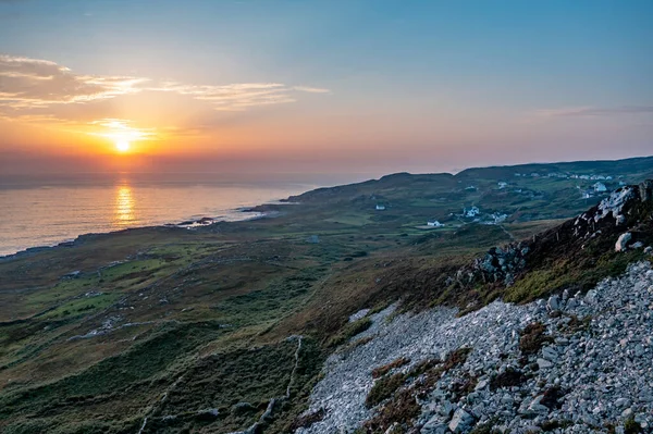 Sunset at Crohy Head Donegal megyében - Írország — Stock Fotó