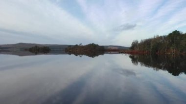 Donegal, İrlanda 'daki güzel Lough Derg