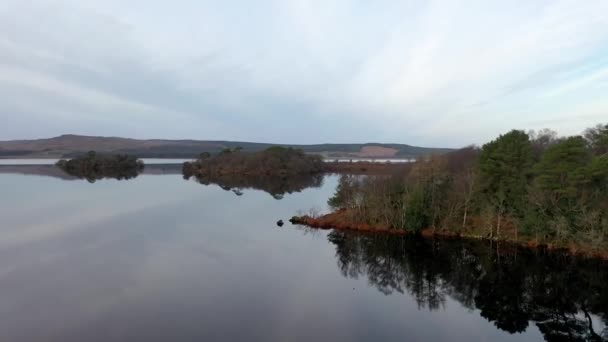 Piękne Lough Derg w hrabstwie Donegal - Irlandia — Wideo stockowe