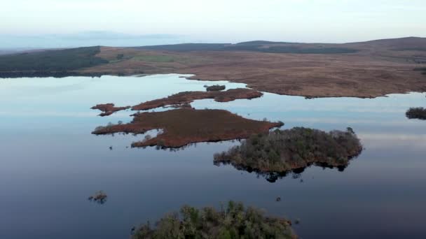 De prachtige Lough Derg in county Donegal - Ierland — Stockvideo