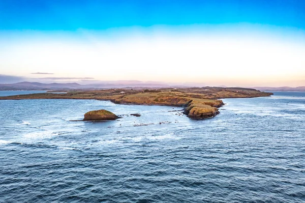 The beautiful coast at the eagles nest in Mountcharles in County Donegal - Ireland. — Foto Stock