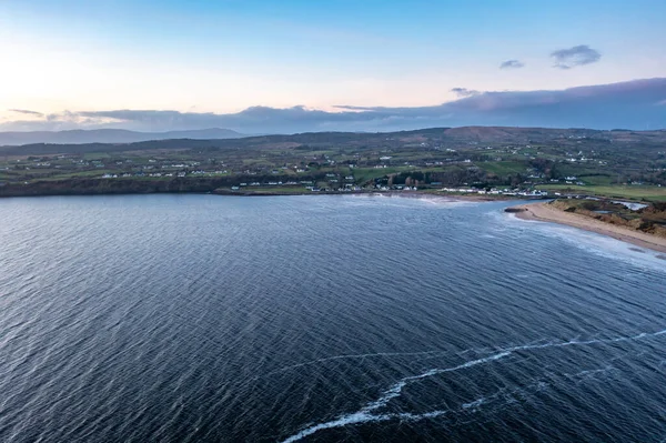 Aerial view of Inver in Mountcharles in County Donegal - Ireland. — Stock Photo, Image