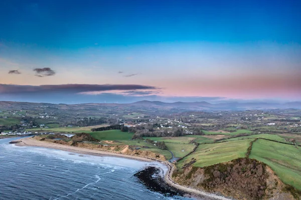 Aerial view of Inver in Mountcharles in County Donegal - Ireland. — Stock Photo, Image