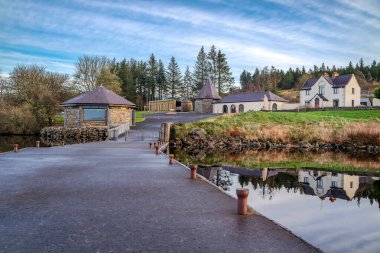 Lough Derg, County Donegal, İrlanda - 05 Aralık 2021: Lough Derg 5. yüzyıldan beri Hristiyan hac yolculuklarının yapıldığı yerdir.