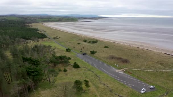 Murvagh 'ın İrlanda' nın Donegal ilçesindeki hava manzarası — Stok video
