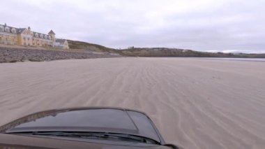 İrlanda 'nın Donegal ilçesindeki Rossnowlagh Sahili' nde